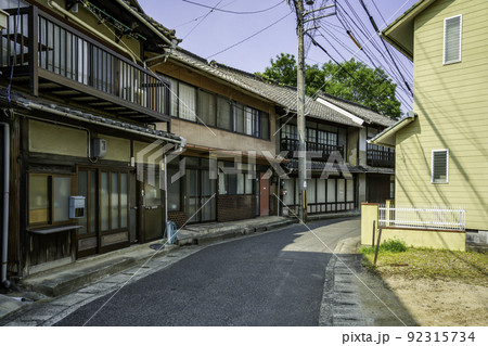 玉島の町並み　天満町界隈　岡山県倉敷市 92315734