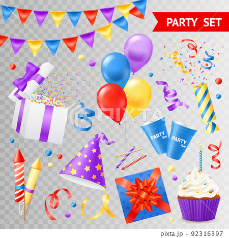 Party Transparent Set Party Transparent Set 92316397