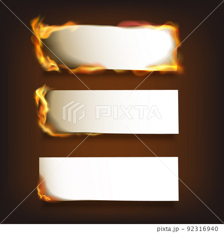 Burning Paper Set 92316940