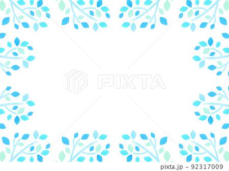 北欧風のかわいいフレーム素材 92317009