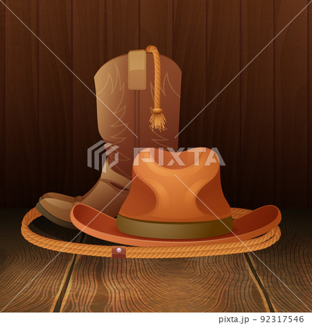 Cowboy symbol poster Cowboy symbol poster 92317546