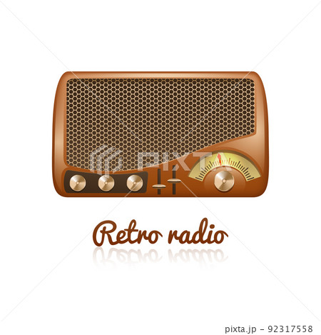 Retro Radio Illustration Retro Radio Illustration 92317558