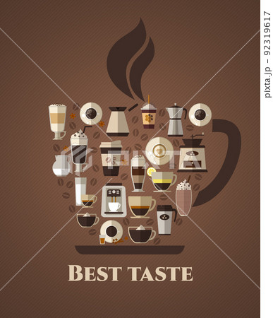 Coffee best taste poster Coffee best taste poster 92319617