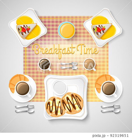 Sweet Breakfast Food Concept 92319651