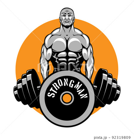 T-shirt vector design for bodybuilders and fitness club T-shirt vector design for bodybuilders and fitness club 92319809