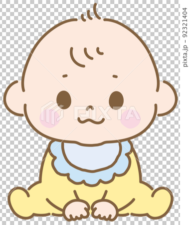 坐著的嬰兒,新生兒病媒圖解,單項 坐著的嬰兒,新生兒病媒圖解,單項 92321404
