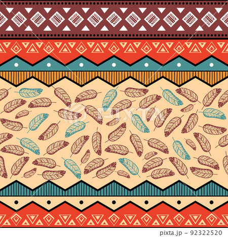 Ethnic tribal pattern background Ethnic tribal pattern background 92322520