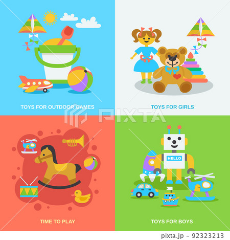 Flat Toys Set Flat Toys Set 92323213