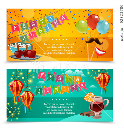 Festa Junina Horizontal Banners 92323786