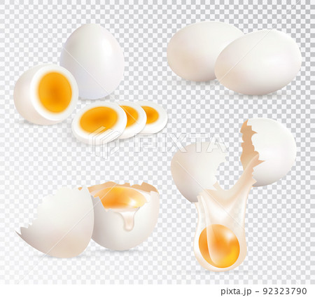 Eggs Realistic Set Eggs Realistic Set 92323790