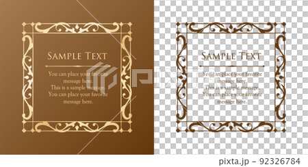 Fashionable frame. Design template. A set of gorgeous foreheads. Fashionable frame. Design template. A set of gorgeous foreheads. 92326784
