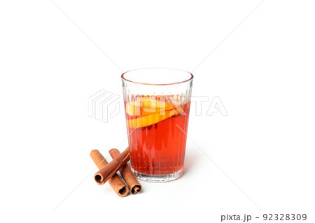 Glass of Sangria isolated on white background 92328309