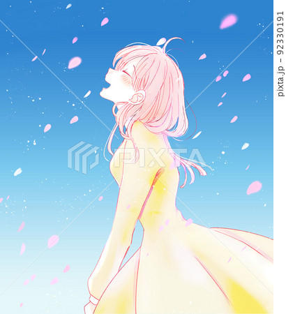 幸せそうに笑う女性 92330191