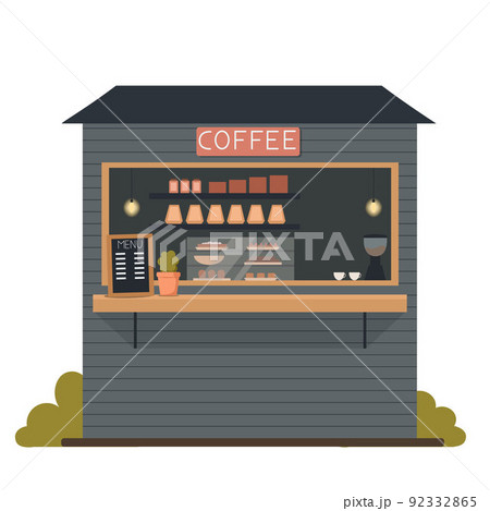 Coffee shop window 92332865