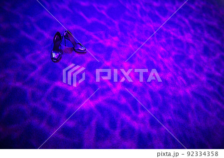 Wedding shoes on a colorful background Wedding shoes on a colorful background 92334358