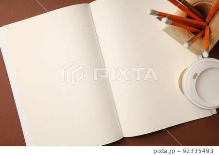 Concept of accessories for office or study, space for text 92335493