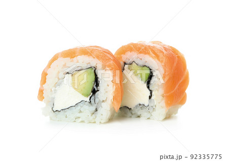 Rolls isolated on white background, close up Rolls isolated on white background, close up 92335775