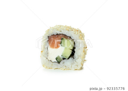 Roll isolated on white background, close up Roll isolated on white background, close up 92335776