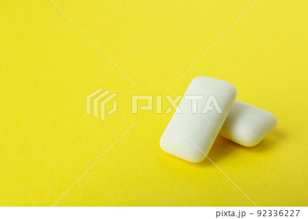 Concept of chewing or bubble gum, space for text 92336227