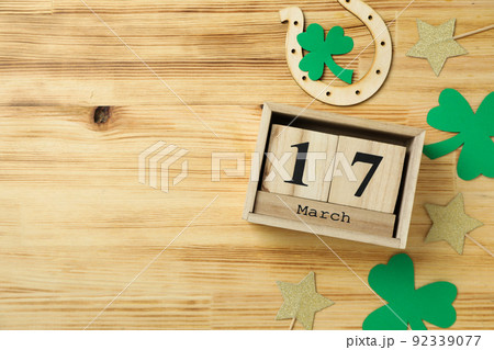 Different St.Patrick's Day accessories, space for text Different St.Patrick's Day accessories, space for text 92339077