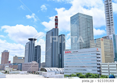 さいたま新都心駅 東口 東口デッキからの景色 さいたま新都心駅 東口 東口デッキからの景色 92339169