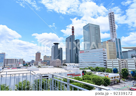 さいたま新都心駅 東口 東口デッキからの景色 さいたま新都心駅 東口 東口デッキからの景色 92339172