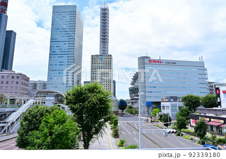 さいたま新都心駅 東口 東口デッキからの景色 さいたま新都心駅 東口 東口デッキからの景色 92339180