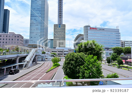 さいたま新都心駅 東口 東口デッキからの景色 さいたま新都心駅 東口 東口デッキからの景色 92339187