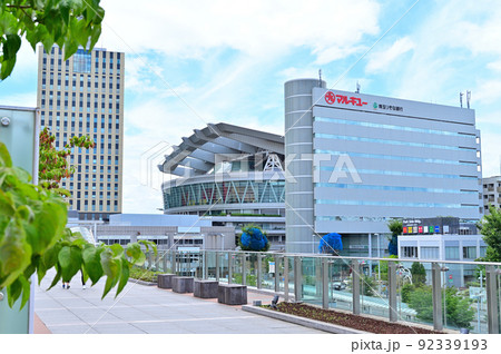 さいたま新都心駅 東口 東口デッキからの景色 さいたま新都心駅 東口 東口デッキからの景色 92339193