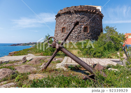 Views of the small town of Portoscuso on Sardinia island Views of the small town of Portoscuso on Sardinia island 92339929