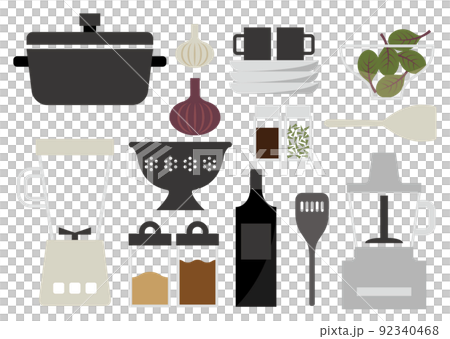 Baking ingredients and kitchen tools utensils Vector Image