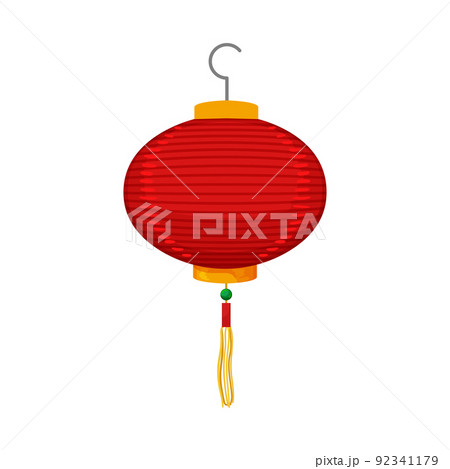festival asian lantern cartoon vector illustration 92341179