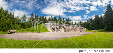 military bunker R-H-S 79 Na Mytine at Orlicke hory, Czech republic, Czechoslovak border fortifications from before WW II military bunker R-H-S 79 Na Mytine at Orlicke hory, Czech republic, Czechoslovak border fortifications from before WW II 92346166