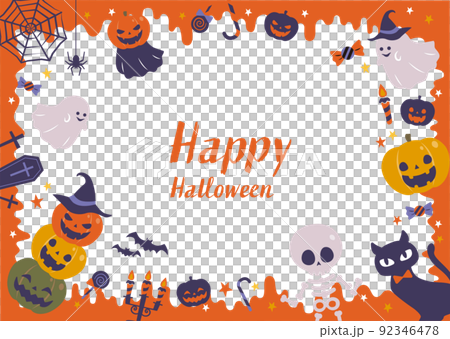 Halloween pumpkin and ghost background Halloween pumpkin and ghost background 92346478