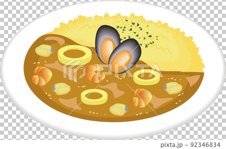 シーフードカレー 92346834