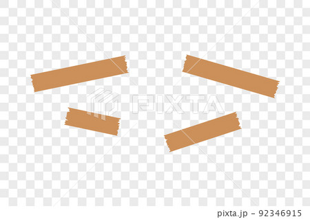 Sticky tape,adhesive pieces, torn paper on transparent background. Sticky tape,adhesive pieces, torn paper on transparent background. 92346915