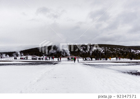 Yellowstone National Park in Winter Yellowstone National Park in Winter 92347571