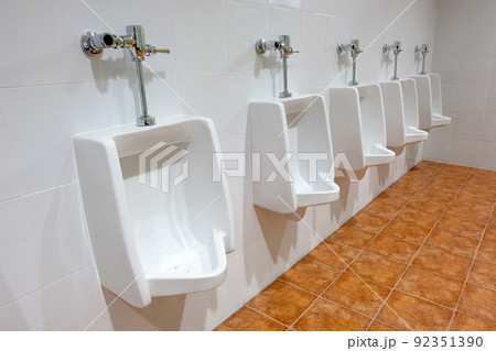 row of outdoor urinals men public toilet row of outdoor urinals men public toilet 92351390