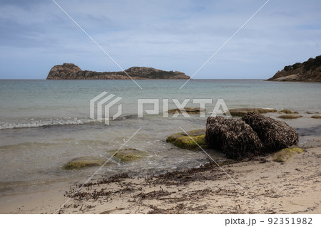 Beach in the spring, Sardinia, Italy 92351982