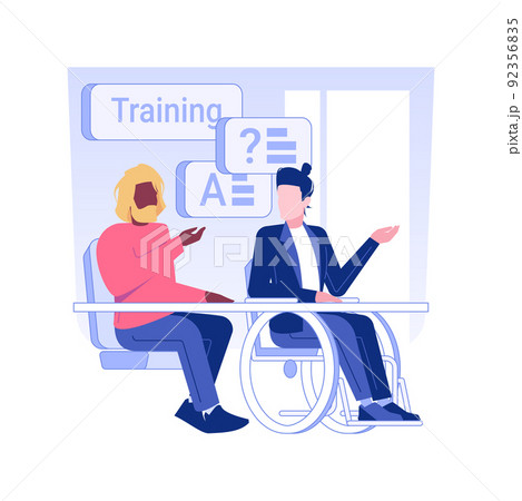 Diversity training isolated concept vector illustration. Building empathy training course, anti-bias idea, create inclusive environment, business etiquette, corporate culture vector concept. 92356835