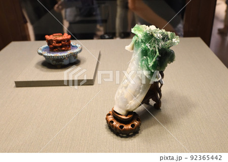 台北国立故宮博物院の翠玉白菜 台北国立故宮博物院の翠玉白菜 92365442