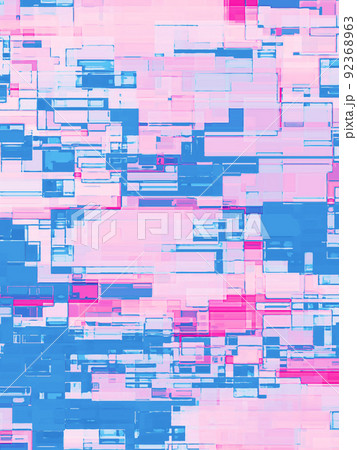 ピンクと水色の図形のテクスチャ背景のイラスト素材