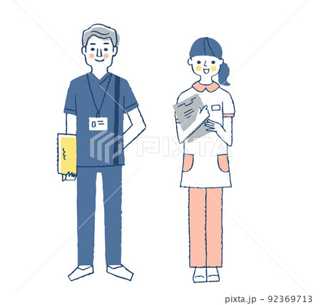 ソーシャルワーカー　男女2人 92369713