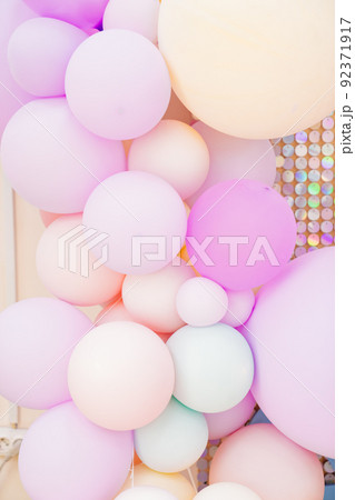 pink, beige and light green balloons. pink, beige and light green balloons. 92371917
