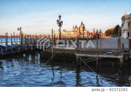 Grand canal along San Marco Plaza 92372262