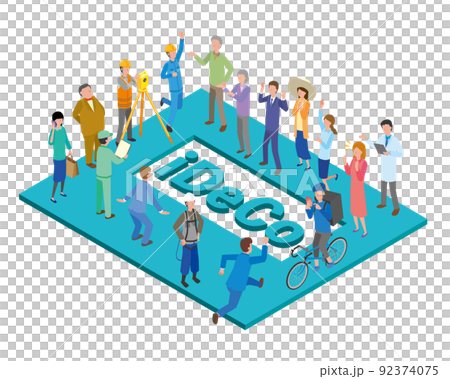 iDeCo 人物和人物 92374075