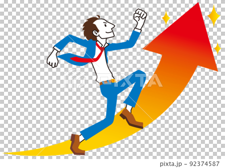 ビジネス,アップ,矢印,上がる,サラリーマン,頑張る,仕事,ビジネスマン,会社員,社会人,会社,職業 ビジネス,アップ,矢印,上がる,サラリーマン,頑張る,仕事,ビジネスマン,会社員,社会人,会社,職業 92374587