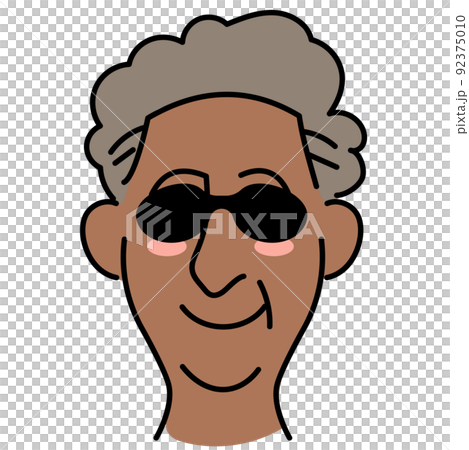 戴墨鏡的老黑人 92375010