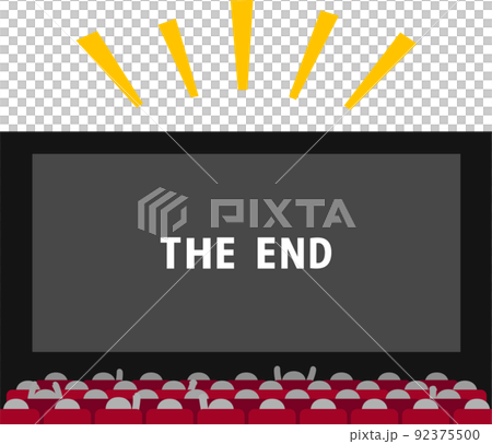 映画のエンド画面 92375500