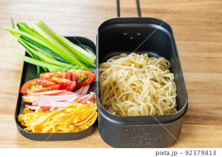 メスティンで作る冷やし中華 92379813